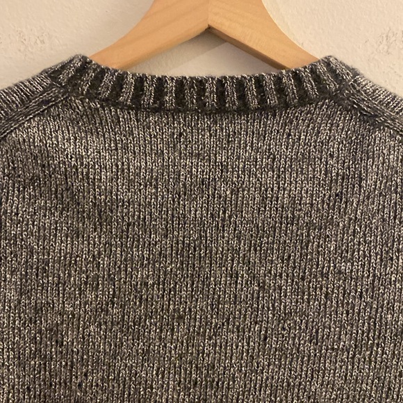 J. Crew Factory Metallic Wool Mix Sweater - Women’s Medium - Silver Blue - Picture 7 of 9